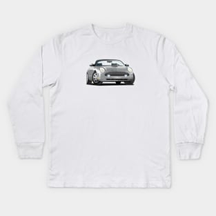 2002-2005 Ford Thunderbird Champagne Kids Long Sleeve T-Shirt